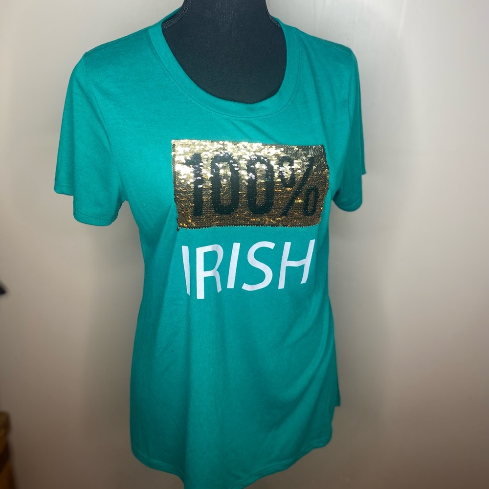 St. Patrick’s Day T-Shirt 100%/0% Irish
